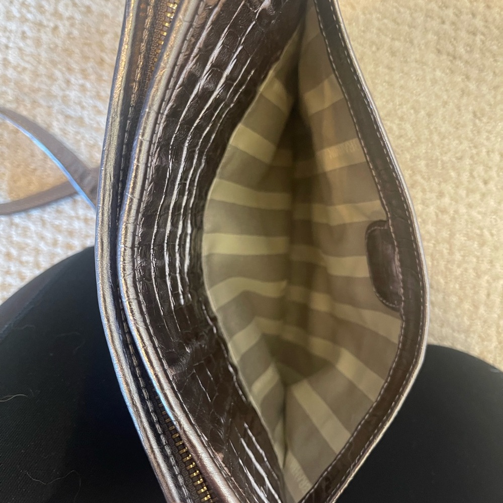 Brahmin Katie Crossbody Slim Metallic - Picture 5 of 9